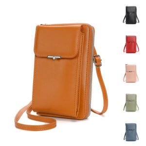 Mobile Phone Bags Women Small Zipper Crossbody Shoulder Bag Long Wallet