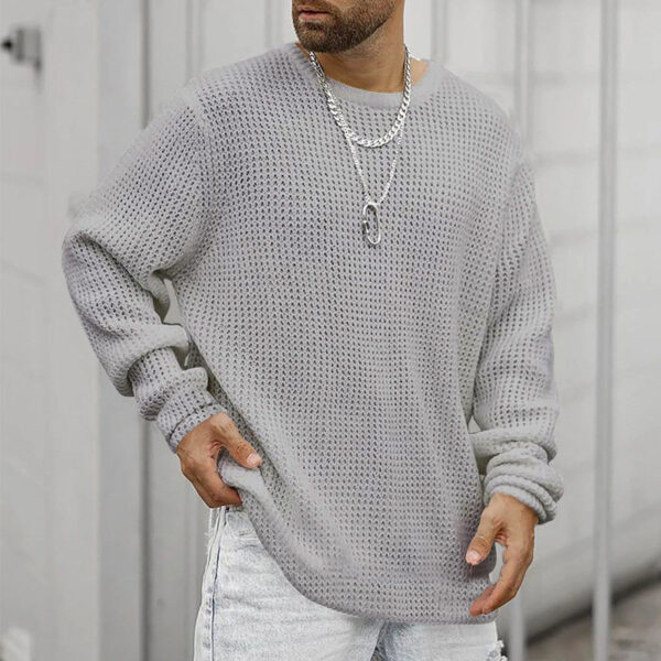 Long Sleeve Crew Neck Casual Men's Loose