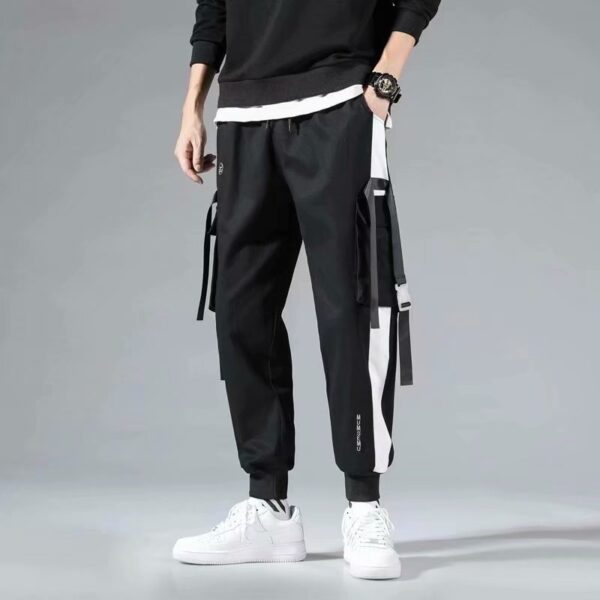 Fashion Brand Cargo Men's Trendy Cropped Casual Pants